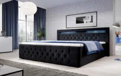 Boxspringbett Gloria mit LED und Stauraum