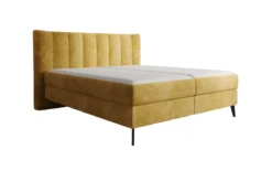 Boxspringbett Ines in Cord mit Stauraum