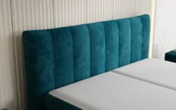 Boxspringbett Ines in Cord mit Stauraum