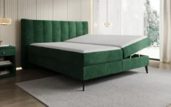 Boxspringbett Ines in Cord mit Stauraum