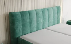 Boxspringbett Ines in Cord mit Stauraum
