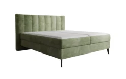 Boxspringbett Ines in Cord mit Stauraum