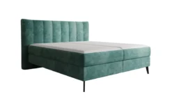 Boxspringbett Ines in Cord mit Stauraum
