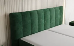 Boxspringbett Ines in Cord mit Stauraum