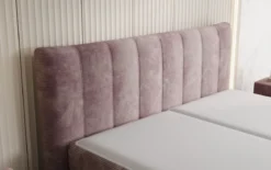 Boxspringbett Ines in Cord mit Stauraum