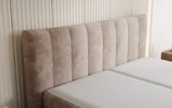 Boxspringbett Ines in Cord mit Stauraum