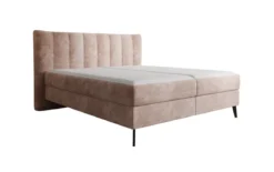 Boxspringbett Ines in Cord mit Stauraum