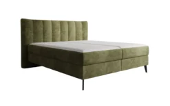 Boxspringbett Ines in Cord mit Stauraum