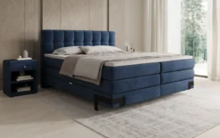 Boxspringbett Isabell mit Stauraum in Samt