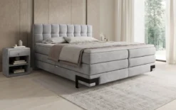 Boxspringbett Isabell mit Stauraum in Samt