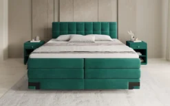 Boxspringbett Isabell mit Stauraum in Samt