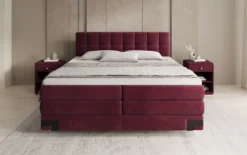 Boxspringbett Isabell mit Stauraum in Samt