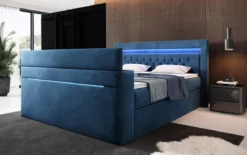 Boxspringbett Jupiter mit TV Lift, RGB und Stauraum