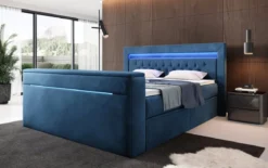 Boxspringbett Jupiter mit TV Lift, RGB und Stauraum