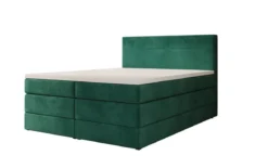 Boxspringbett Lavero mit Stauraum in Samt