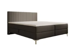 Boxspringbett Leona Kunstleder mit Stauraum