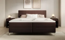 Boxspringbett Leona Kunstleder mit Stauraum