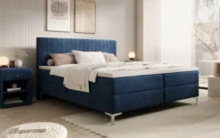 Boxspringbett Leona Samt mit Stauraum