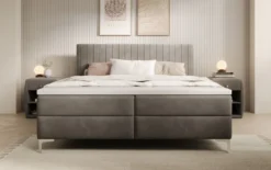 Boxspringbett Leona Samt mit Stauraum