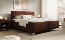 Boxspringbett Leona Samt mit Stauraum