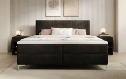 Boxspringbett Leona Samt mit Stauraum