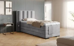 Boxspringbett Liano Samt 90x200 elektrisch verstellbar