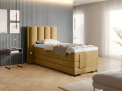 Boxspringbett Liano Samt 90x200 elektrisch verstellbar