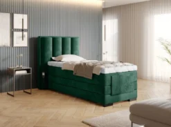Boxspringbett Liano Samt 90x200 elektrisch verstellbar