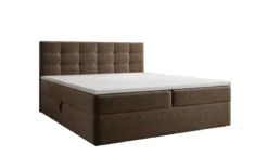 Boxspringbett Lux in Strukturstoff mit Stauraum