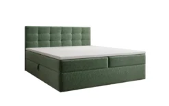Boxspringbett Lux in Strukturstoff mit Stauraum