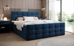 Boxspringbett Luxor Samt mit Stauraum