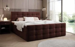 Boxspringbett Luxor Samt mit Stauraum