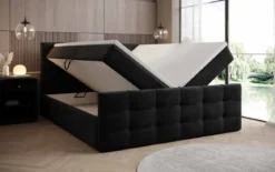 Boxspringbett Luxor Samt mit Stauraum