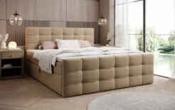 Boxspringbett Luxor Stoff mit Stauraum