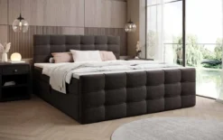 Boxspringbett Luxor Stoff mit Stauraum