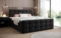 Boxspringbett Luxor Stoff mit Stauraum