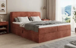 Boxspringbett Marea in Cord mit Stauraum