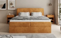 Boxspringbett Marea in Cord mit Stauraum