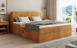 Boxspringbett Marea in Cord mit Stauraum