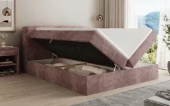 Boxspringbett Marea in Cord mit Stauraum