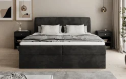 Boxspringbett Marea in Cord mit Stauraum