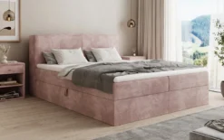 Boxspringbett Marea in Cord mit Stauraum