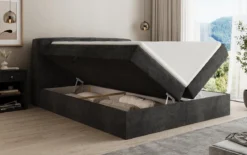 Boxspringbett Marea in Cord mit Stauraum