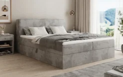 Boxspringbett Marea in Cord mit Stauraum