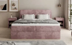 Boxspringbett Marea in Cord mit Stauraum