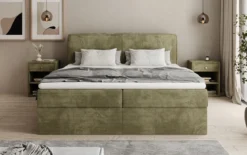 Boxspringbett Marea in Cord mit Stauraum