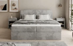 Boxspringbett Marea in Cord mit Stauraum