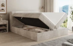 Boxspringbett Marea in Cord mit Stauraum