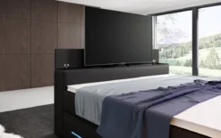 Boxspringbett Merkur mit TV Lift und RGB
