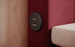 Boxspringbett Minera mit LED, USB und Stauraum